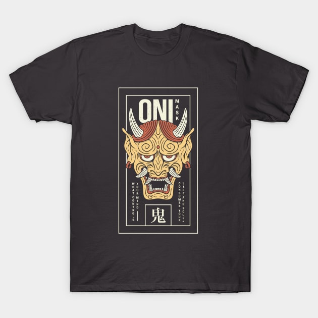 Demon Mask T-Shirt by RyanRagnini